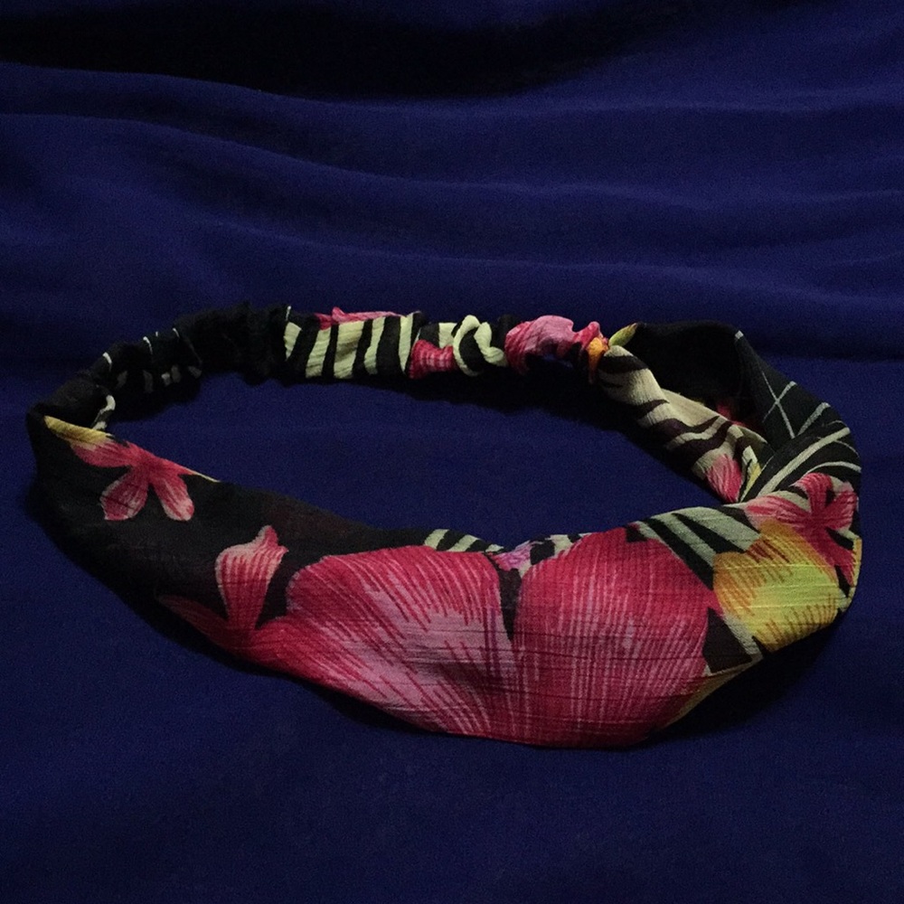 Pink and Black Headband